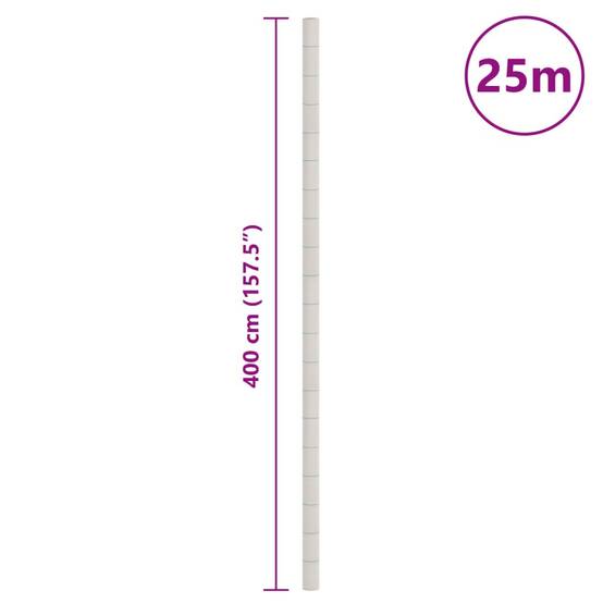Toile de paillage Polypropylène grande largeur pour Jardin et Talus 4x25m Blanc - ComfortXL Outdoor Living - Image 8