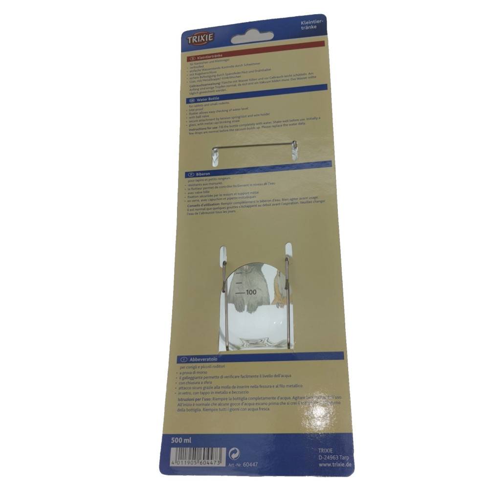 Trixie - Biberon en verre 500 ml pour lapin - Imagen 4