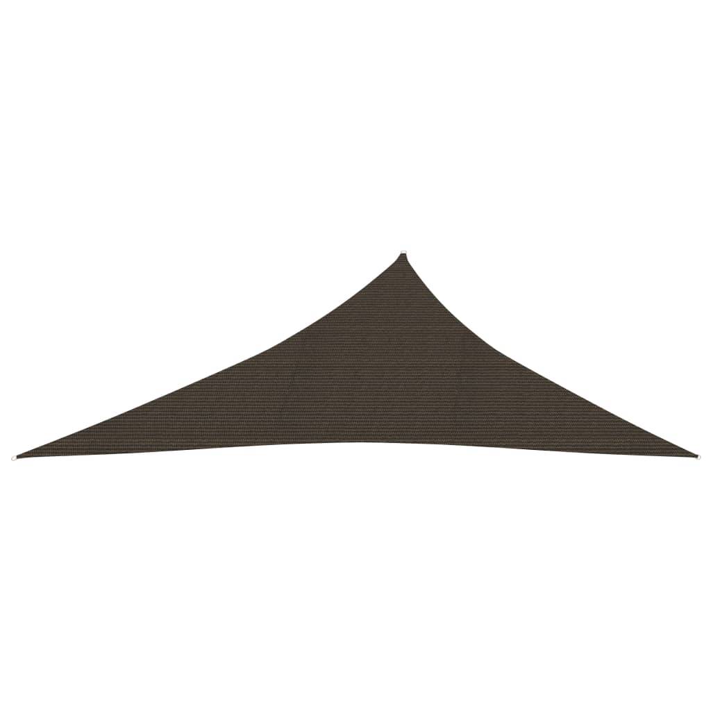 Helloshop26 - Voile toile d'ombrage parasol 160 g/m² PEHD 4 x 5 x 6,8 m marron - Imagen 2