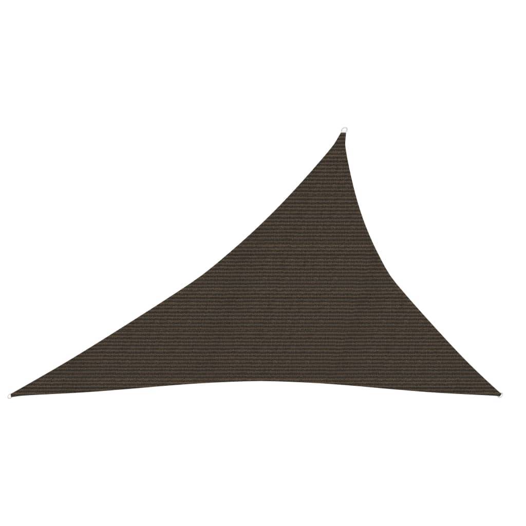 Helloshop26 - Voile toile d'ombrage parasol 160 g/m² PEHD 4 x 5 x 6,8 m marron - Imagen 1