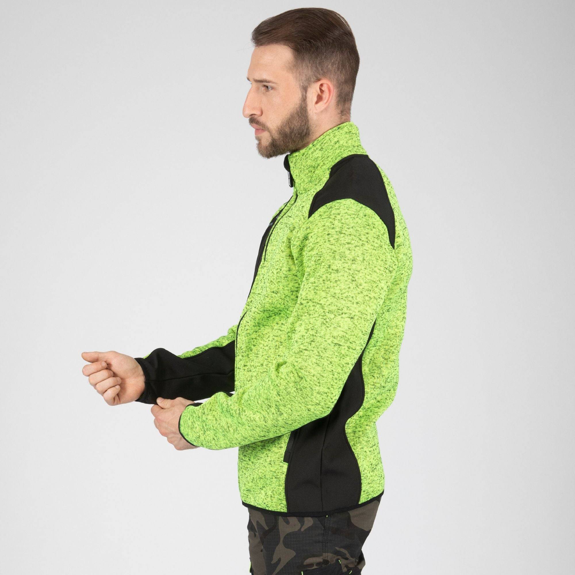 Nineworths - ARSENAL - GILET DE TRAVAIL - 1437 | Jaune fluo - Image 5