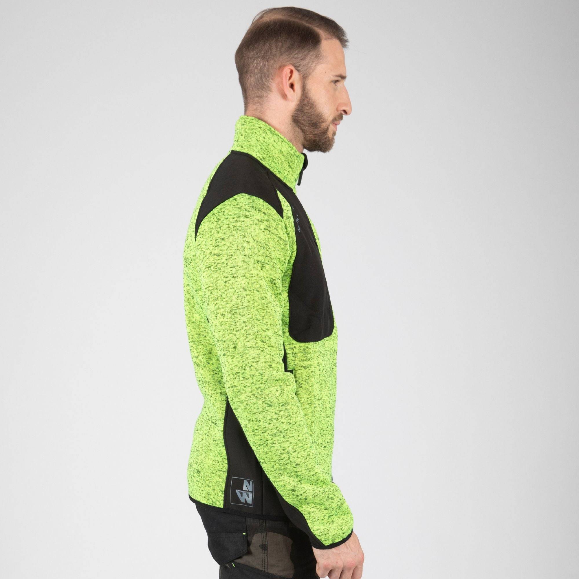 Nineworths - ARSENAL - GILET DE TRAVAIL - 1437 | Jaune fluo - Image 4