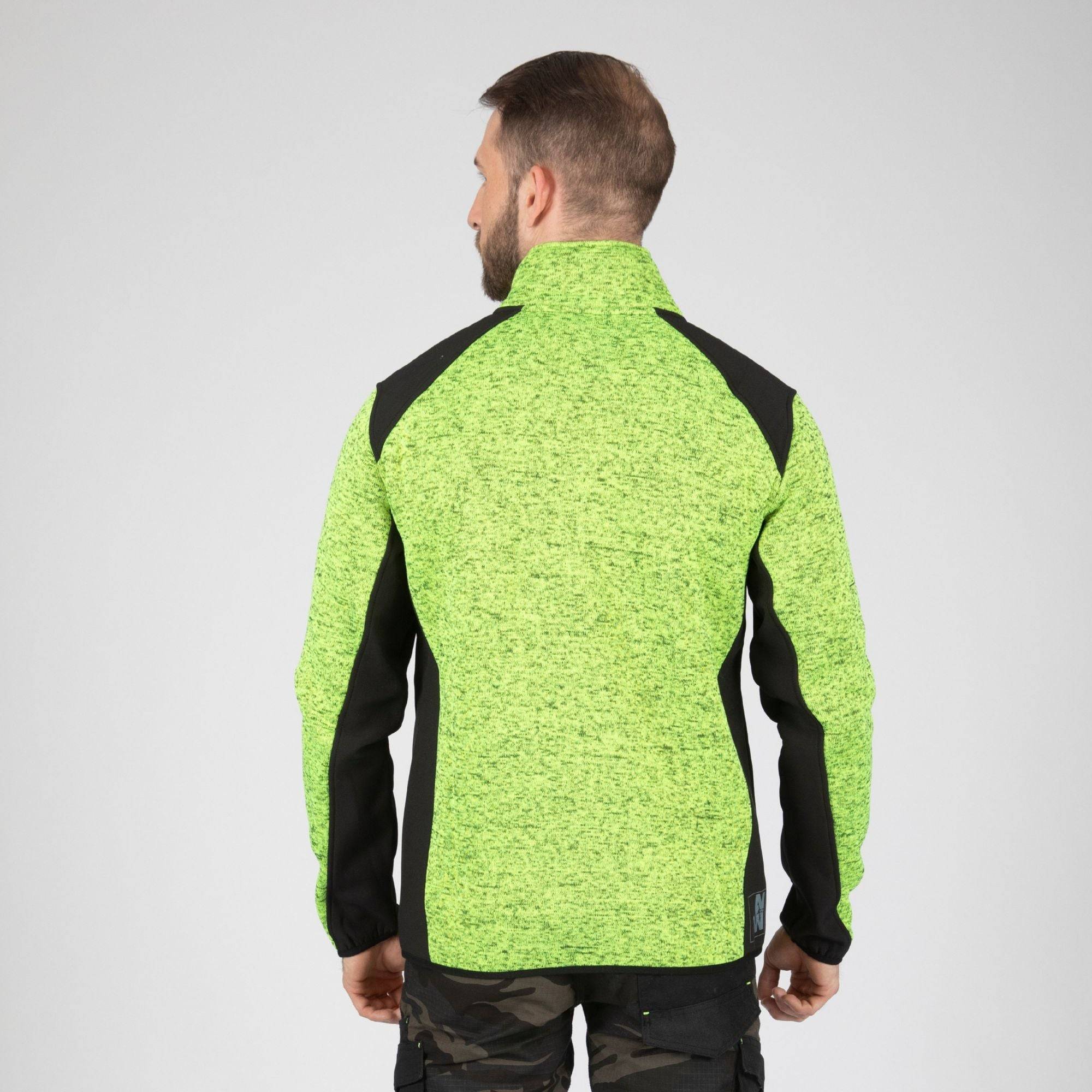 Nineworths - ARSENAL - GILET DE TRAVAIL - 1437 | Jaune fluo - Image 3