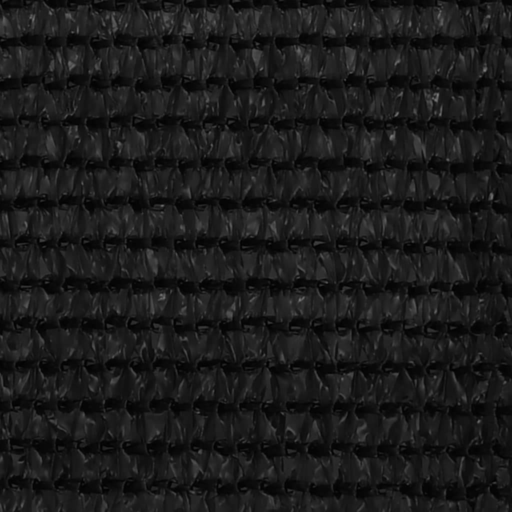 Helloshop26 - Écran de balcon brise pare vue protection confidentialité 90 x 400 cm PEHD noir - Imagen 2