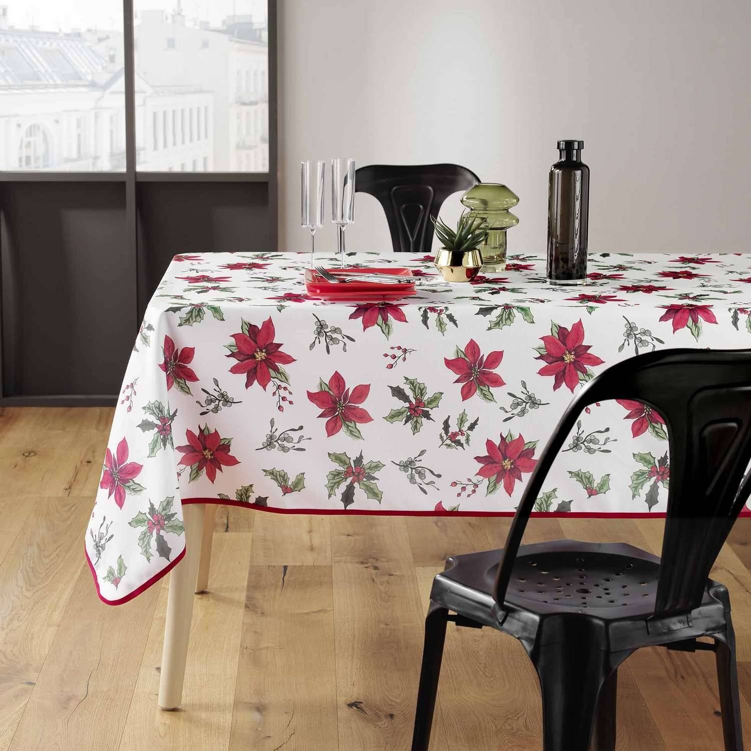 Sans Marque - Nappe rectangulaire antitache et infroissable - Douceur d'intérieur - Imagen 4