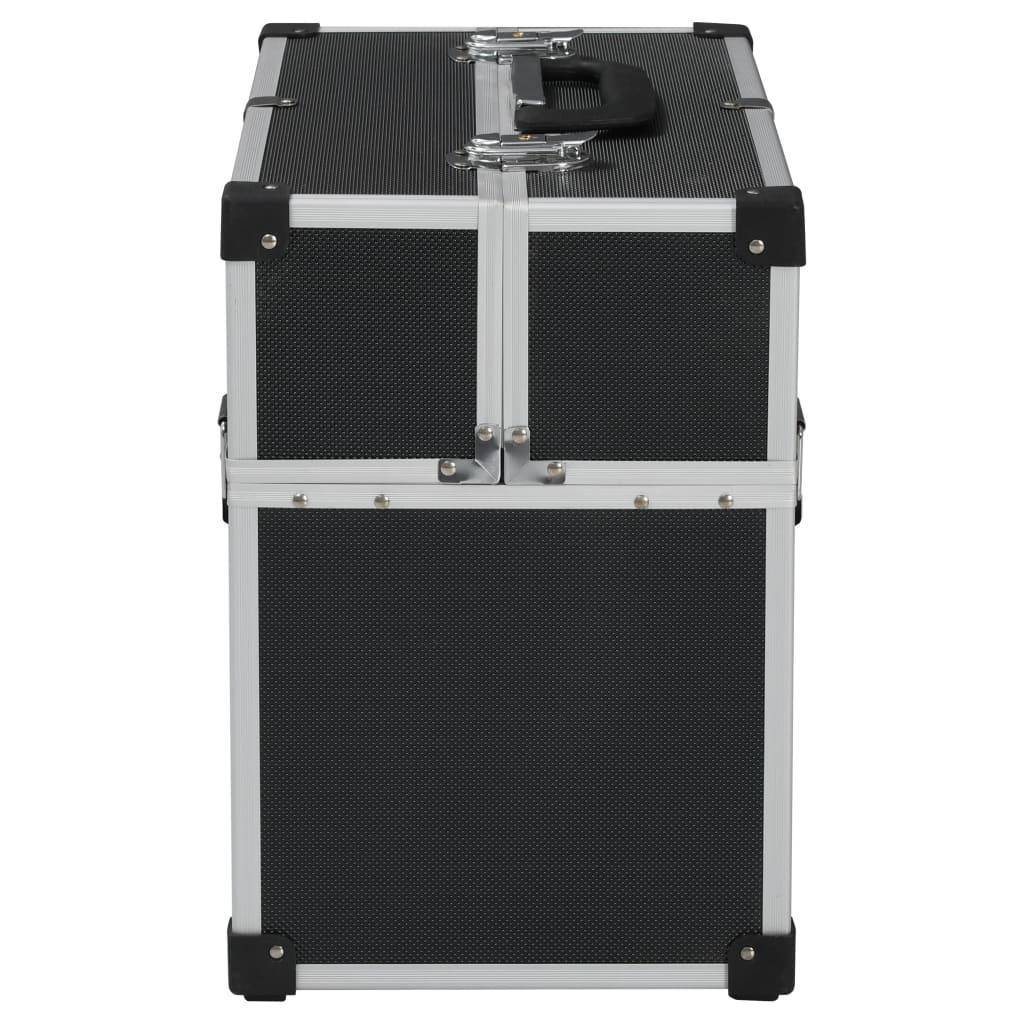 Helloshop26 - Boîte à outils valise à outils mallette à outils trolley à outils caisse à outils rangement stockage fichiers 38 cm noir - Imagen 5