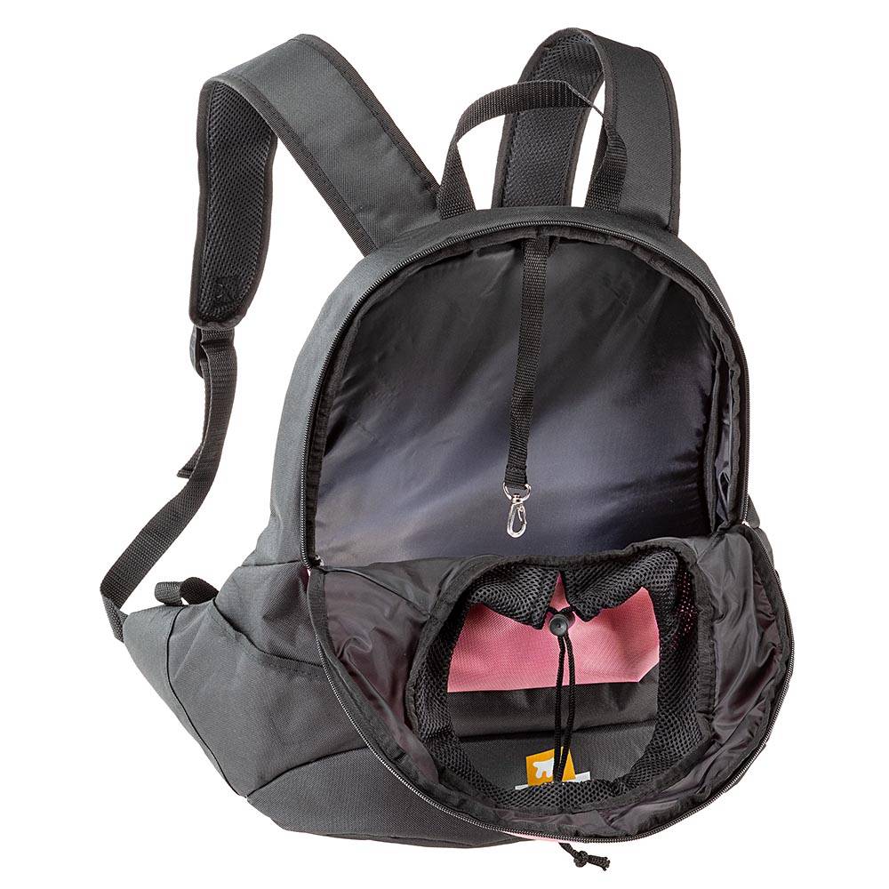 Ferplast - Ferplast Sac de Transport pour Chien KANGOO, Sac de Transport pour Chat, Large ouverture, Sangles réglables, Sangle de sécurité, Max 8 Kg, 41,5 x 20 - Imagen 5