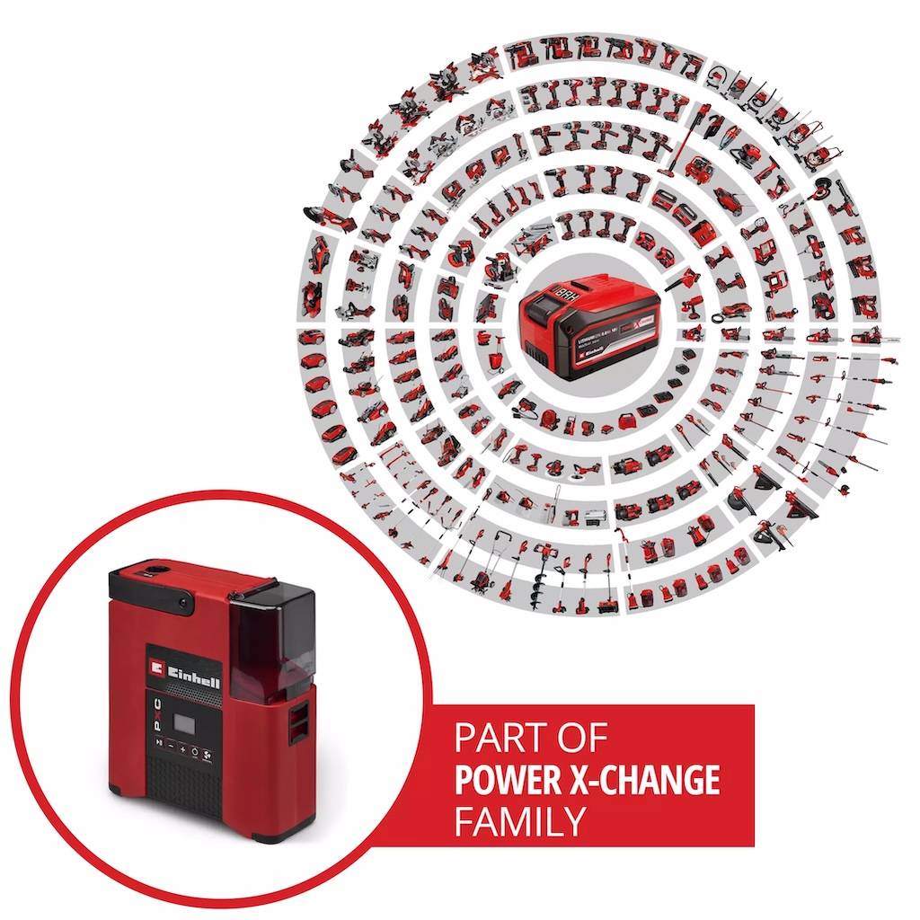 Einhell - Compresseur sans fil SUP – SUPPERO 18/380 – 1,38 bar – Power X-Change – Sans batterie - Image 3