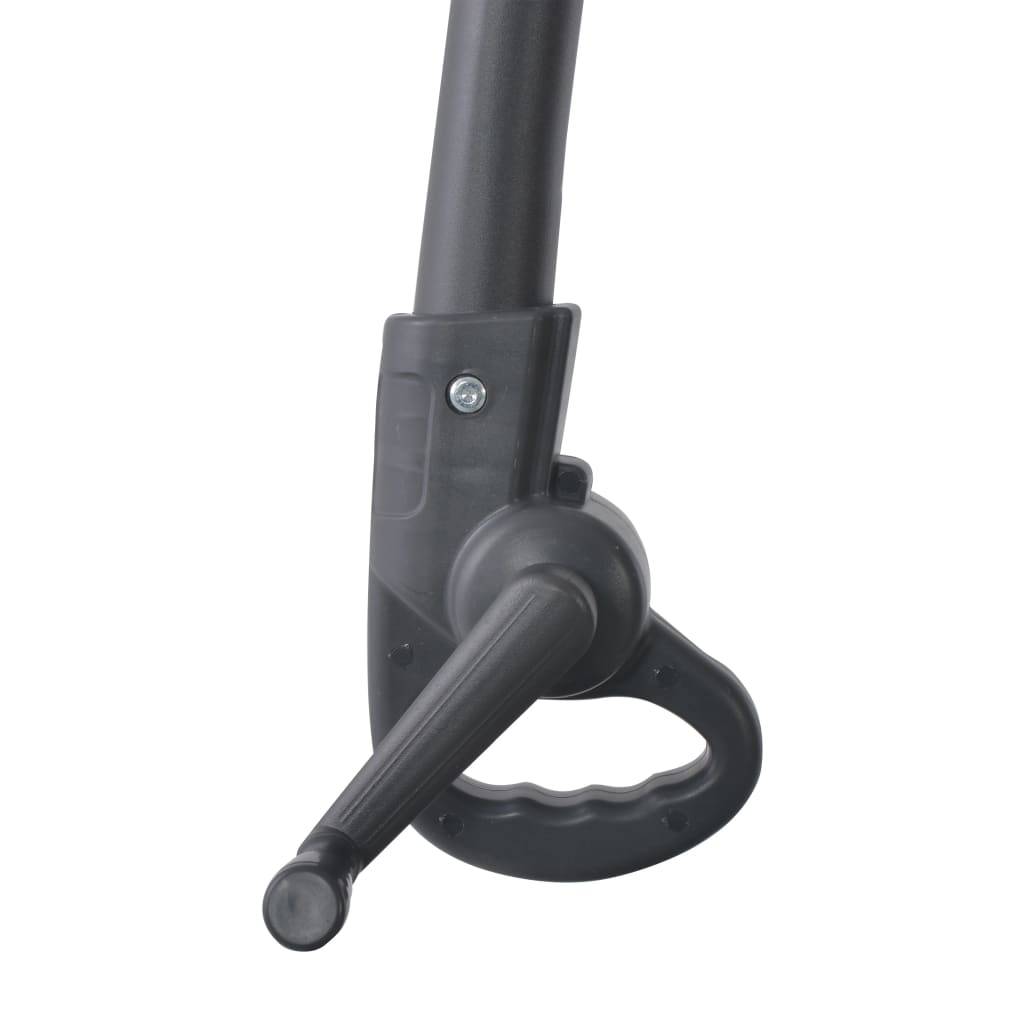 Helloshop26 - Parasol meuble de jardin en porte-à-faux avec mât en acier 250 x 250 cm anthracite - Imagen 6