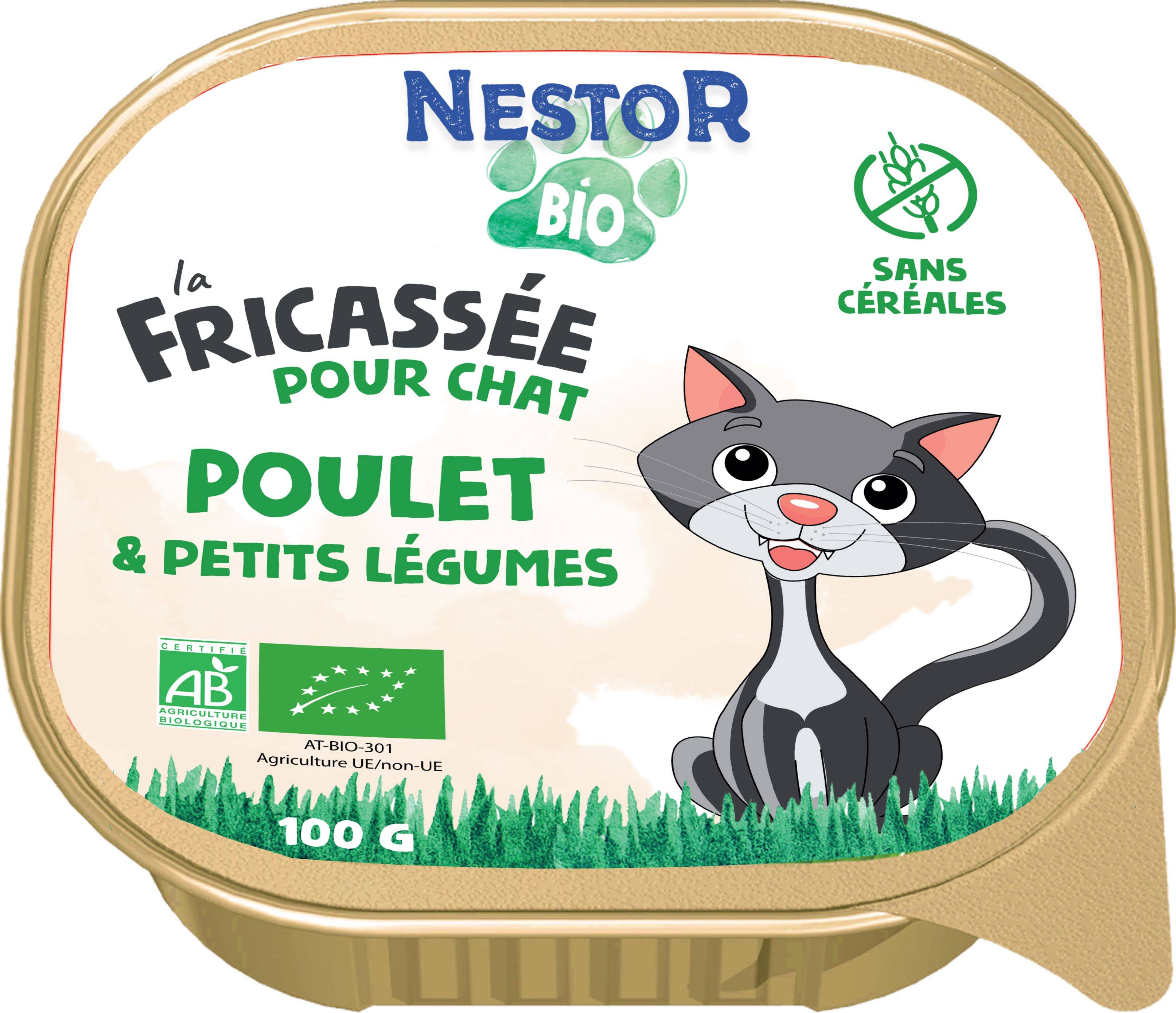 Nestor - Pâtées Sans Céréales Bio au Poulet pour Chat - Imagen 1