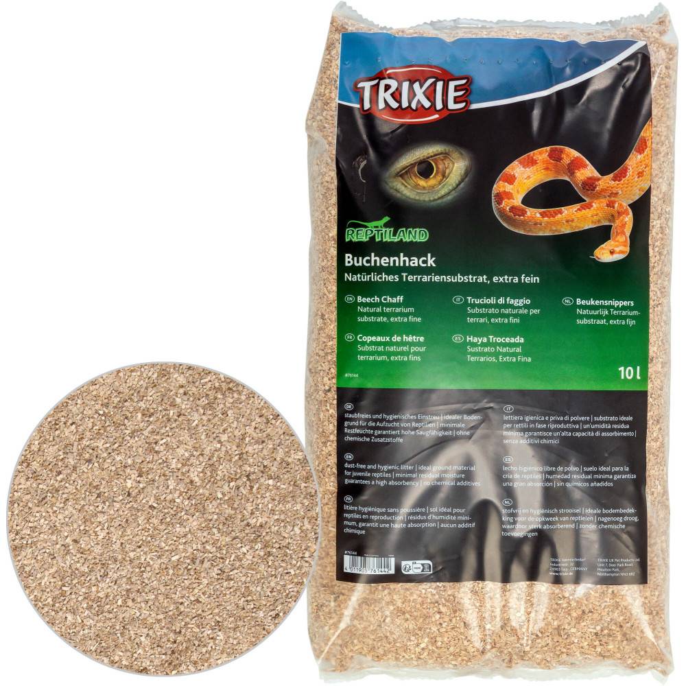 Trixie - Trixie - Copeaux de hêtre 10 Litre substrat naturel extra fin pour reptiles. - Imagen 1