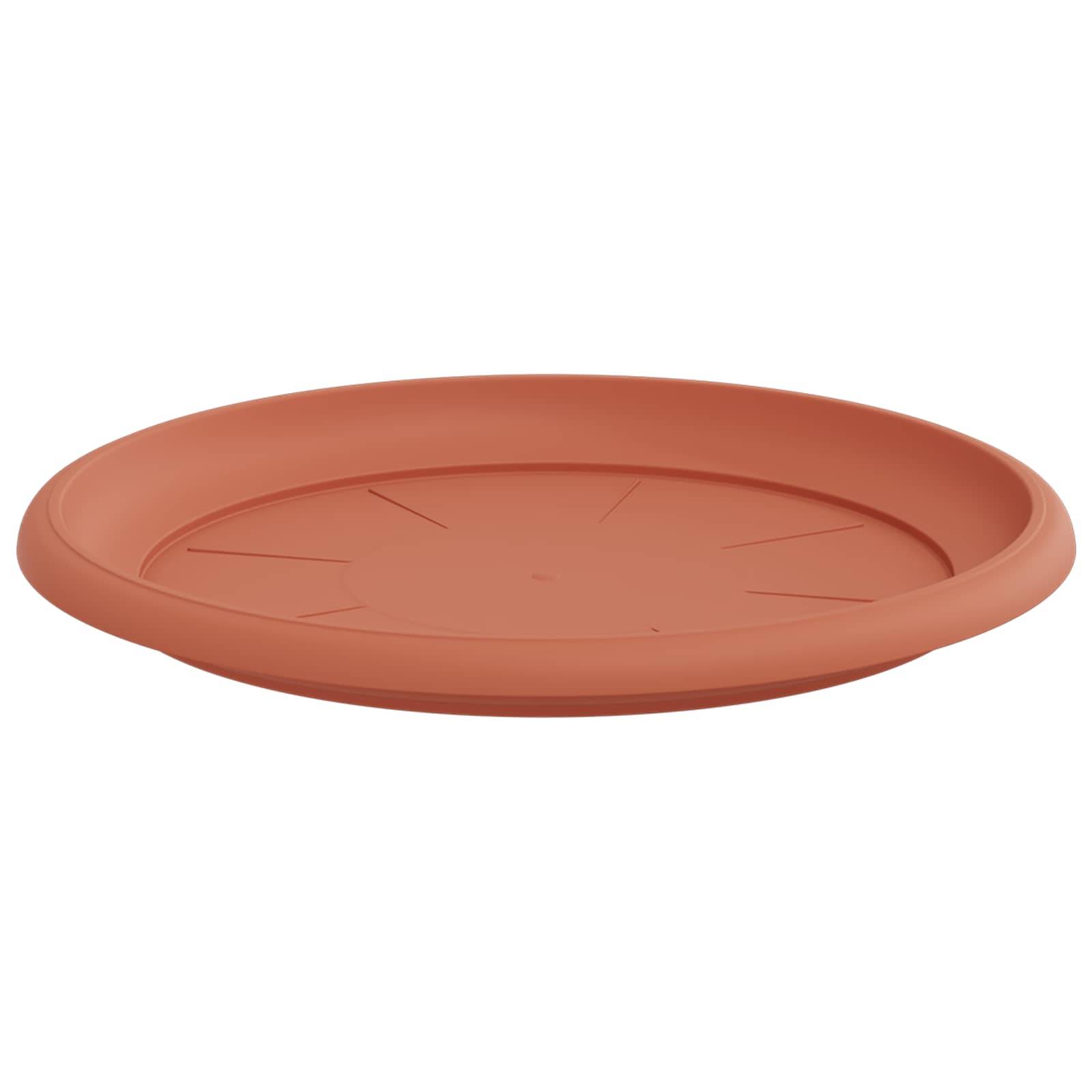 ComfortXL - Lot de 24 Grands Pots de Fleurs Plastique pour Balcon Terrasse 39x32 cm Rouge Brique - ComfortXL Outdoor Living - Image 7