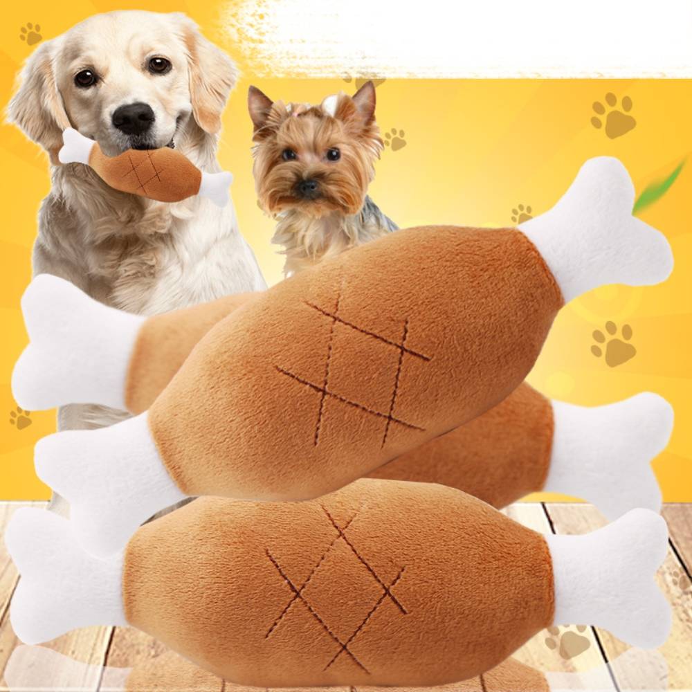 IntiMeg - Jouet pour chien en forme de pilon de poulet - IntiMeg - Image 2