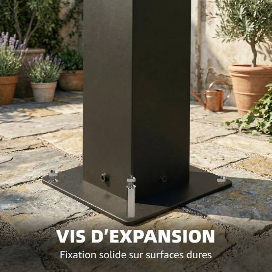 Pergola bioclimatique aluminium jardin toit lames réglables protection soleil pluie 400x300cm - ComfortXL Outdoor Living - Image 8