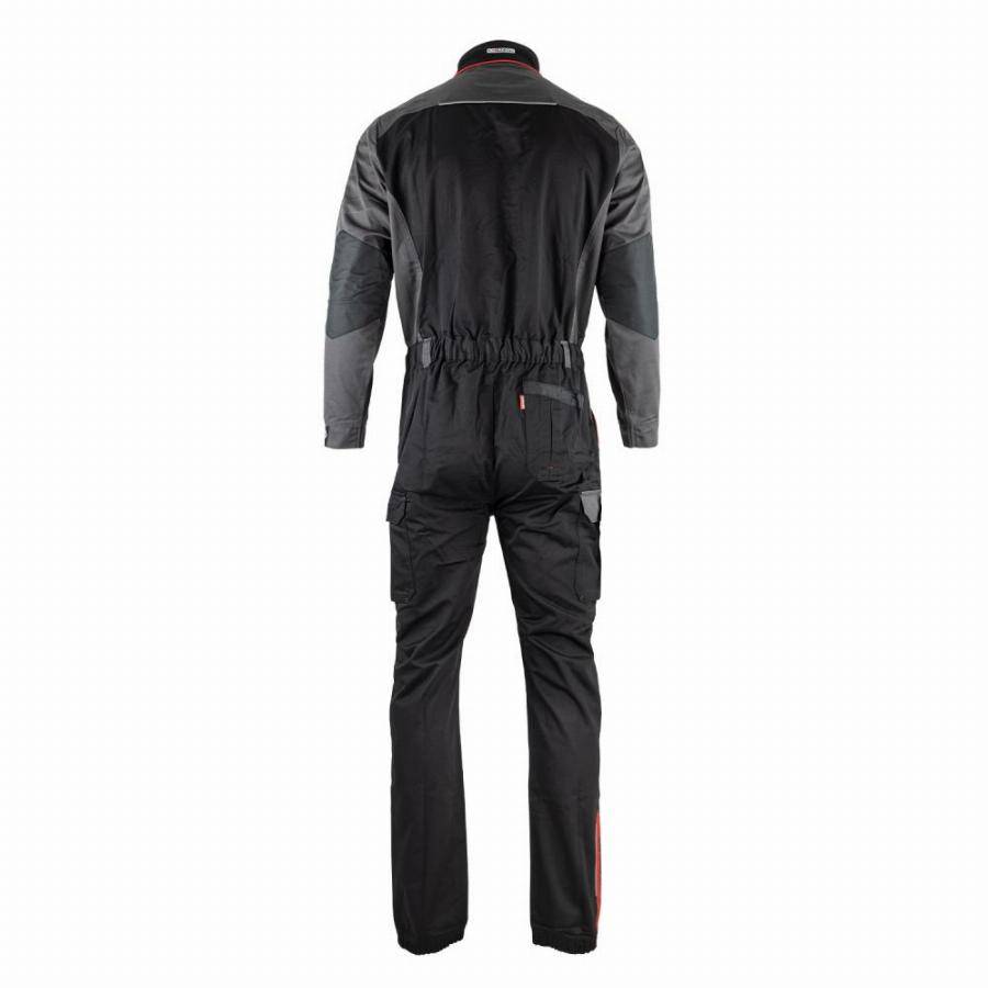 Facom - Combinaison simple zip FACOM Racer Noir/Gris/Rouge Taille XXL - FXWW4010E-XXL - Imagen 2
