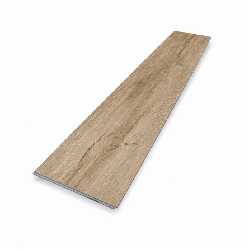 Sol vinyle SPC clipsable 5,85 m² chêne clair - Sous couche intégrée, usure 0,5 mm - Coloris - Chêne clair - Image 2