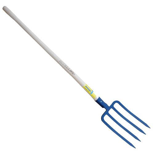 Outils Perrin - Fourche à bêcher douille 4 dents 29 cm manche pomme Outils Perrin