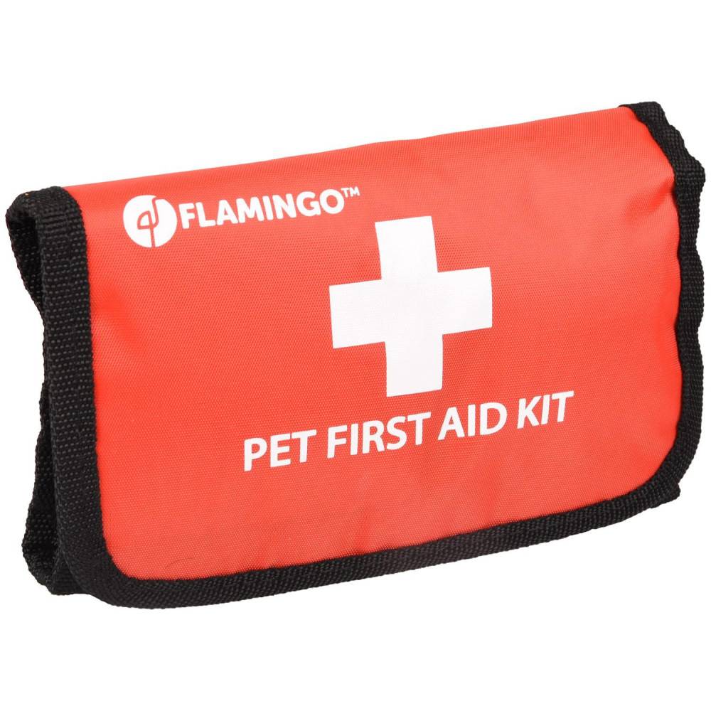 Flamingo - Trousse de secours taille 18 x 12 x 4 cm pour animaux domestiques. - Imagen 1