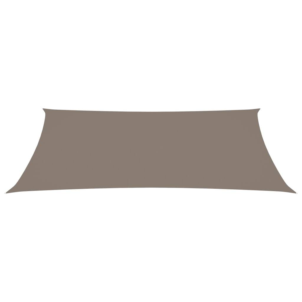 Helloshop26 - Voile toile d'ombrage parasol tissu oxford rectangulaire 5 x 8 m taupe - Imagen 1