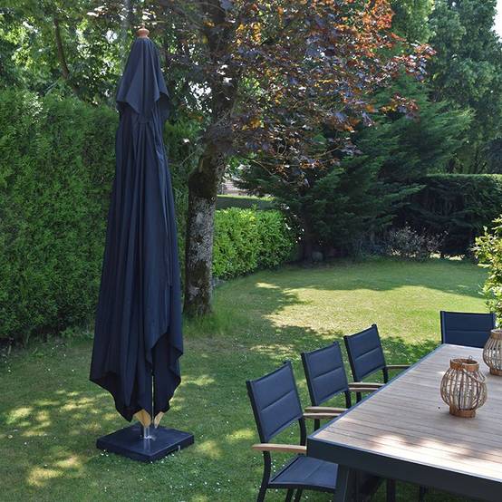 Parasol droit noir 4x3 m Pegasia - Gecko Jardin - Imagen 7
