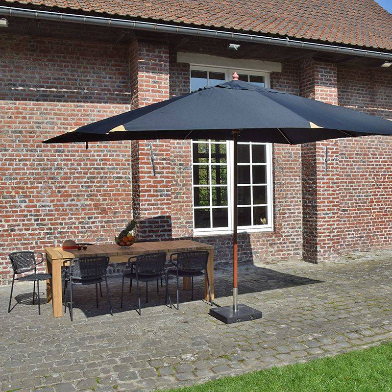 Parasol droit noir 4x3 m Pegasia - Gecko Jardin - Imagen 6