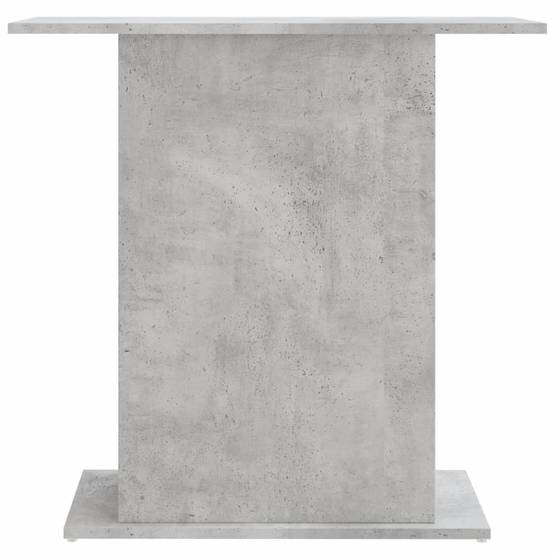 Support Aquarium Bois Ingénierie avec Étagères de Rangement Gris Béton - ComfortXL Outdoor Living - Image 4