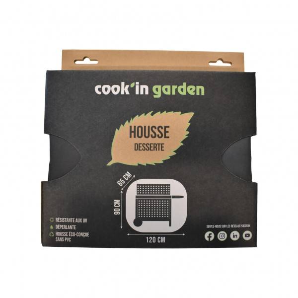 Cook in Garden - HOUSSE BARBECUE DESSERTE L120 x P65 x H90 CM - Imagen 2