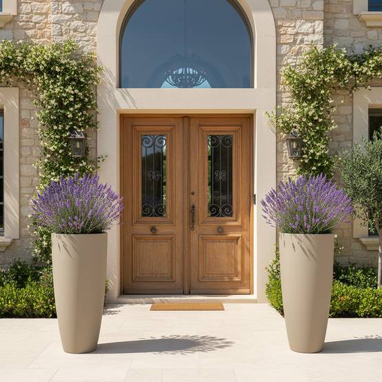 Pot de fleurs conique 200l delight - plast'up rotomoulage - Image 3