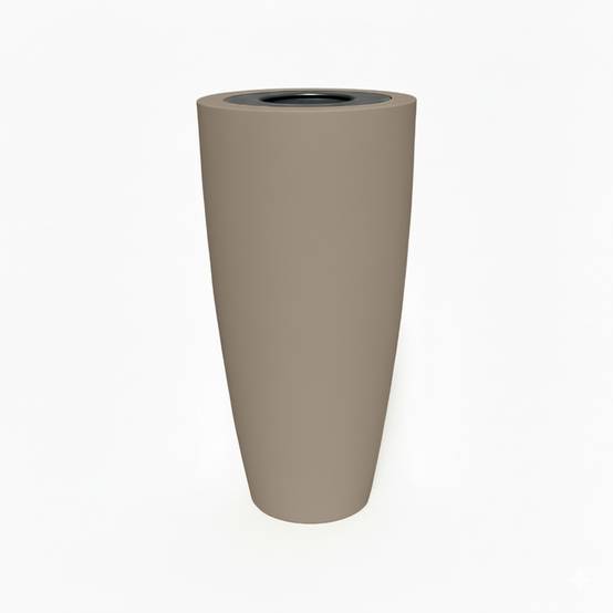 Pot de fleurs conique 200l delight - plast'up rotomoulage - Image 1