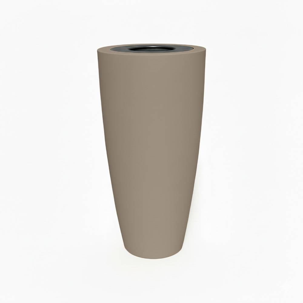 Pot de fleurs conique 200l delight - plast'up rotomoulage - Image 1