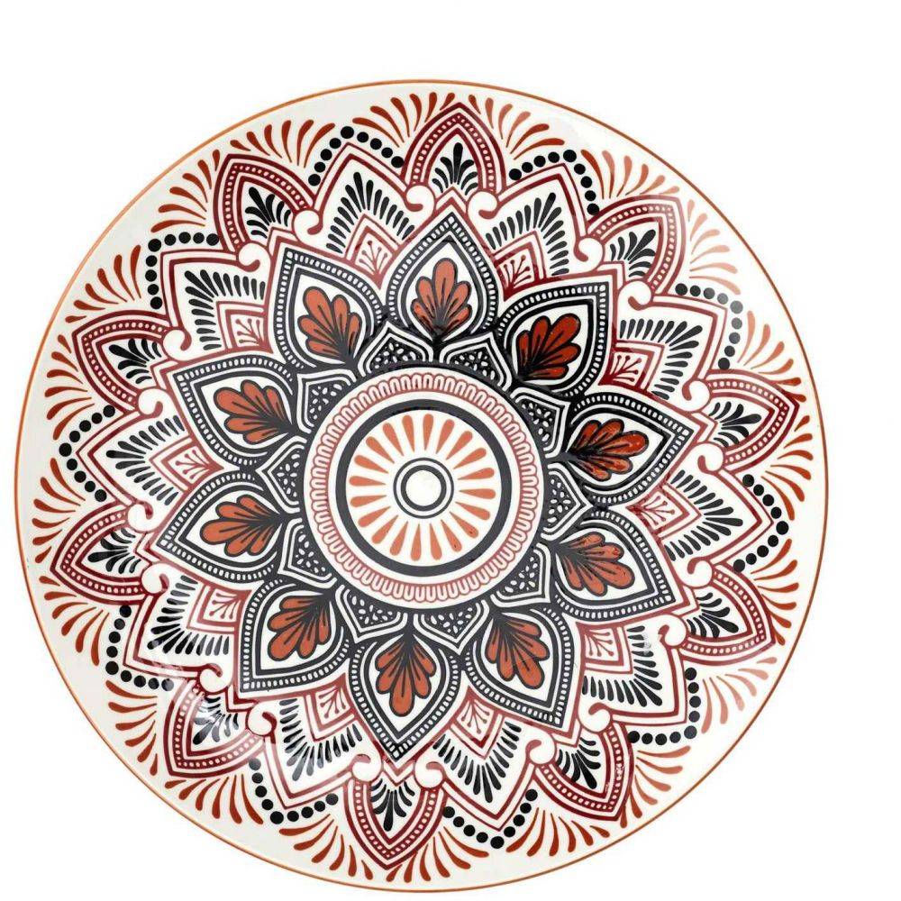 The Home Deco Factory - Service 18 pièces en porcelaine Mandala - Imagen 3