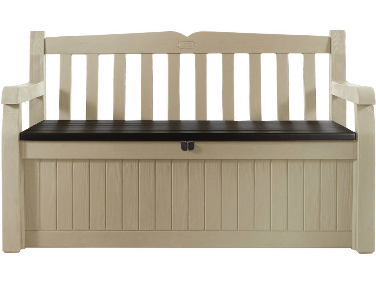 Habitat Et Jardin - Coffre-banc Jardin Résine "bogota" - 265 L - 140 X 60 X 84 Cm - Beige -habitat Et Jardin - Imagen 1