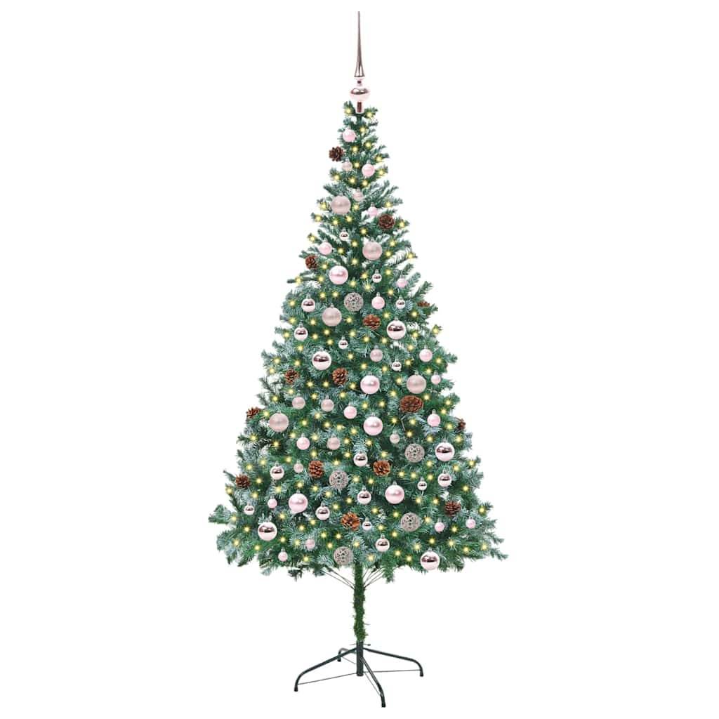 ComfortXL - Arbre de Noël Artificiel 210 cm Haut, Lumineux avec 300 LED et Décorations Complètes – ComfortXL Outdoor Living - Image 3