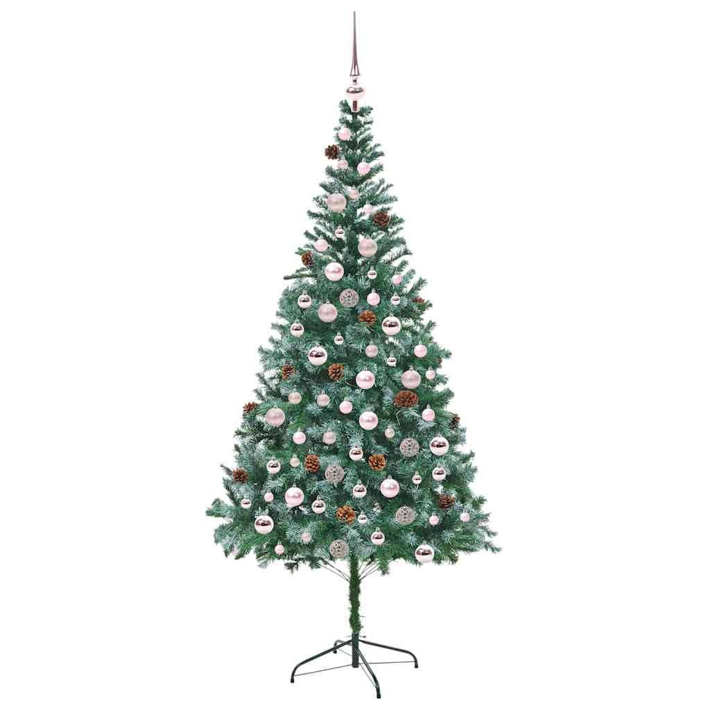 ComfortXL - Arbre de Noël Artificiel 210 cm Haut, Lumineux avec 300 LED et Décorations Complètes – ComfortXL Outdoor Living - Image 4