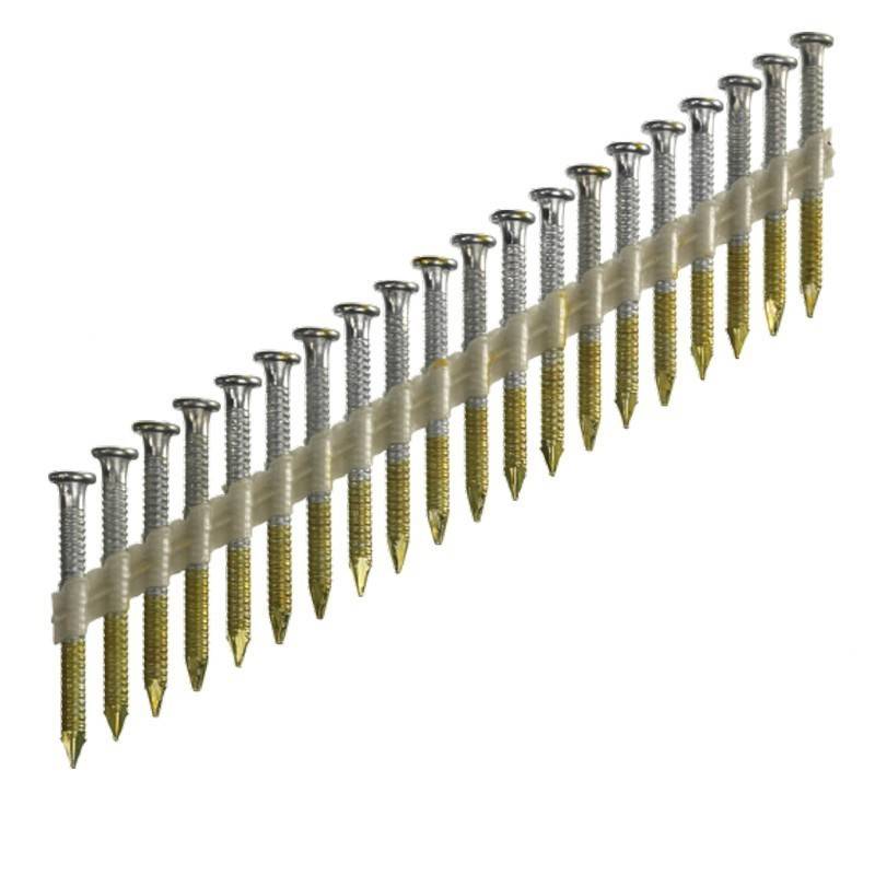 Arca - Pointes d'ancrage en bande papier - 20° - 4x40 mm - Annelées Galvanisées - Boite de 1000 - ARCA - SPB4R40G - Imagen 1