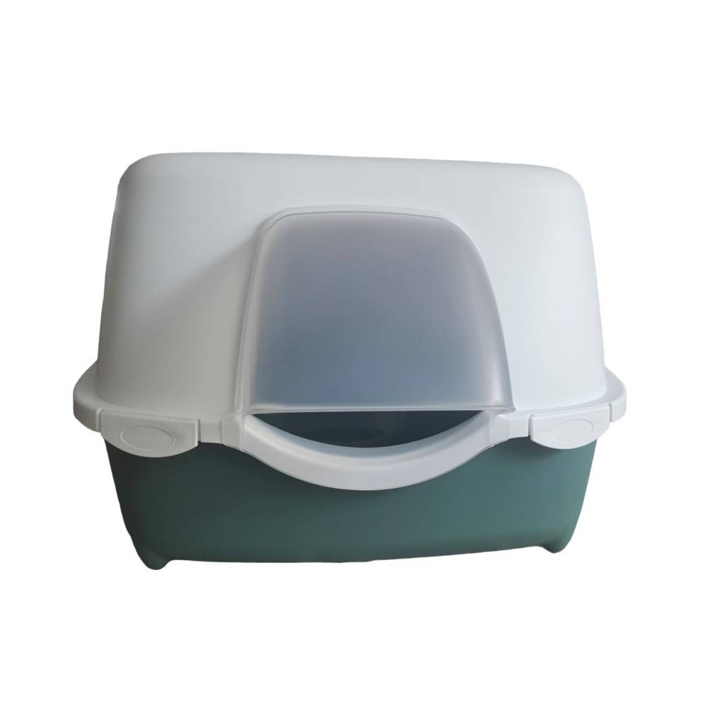 Maison de toilette pour extérieur 56 x 55 x H 39 cm vert pour chat - Imagen 5