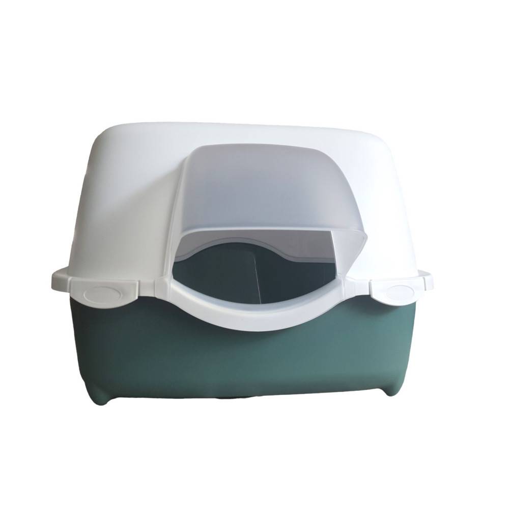 Maison de toilette pour extérieur 56 x 55 x H 39 cm vert pour chat - Imagen 4