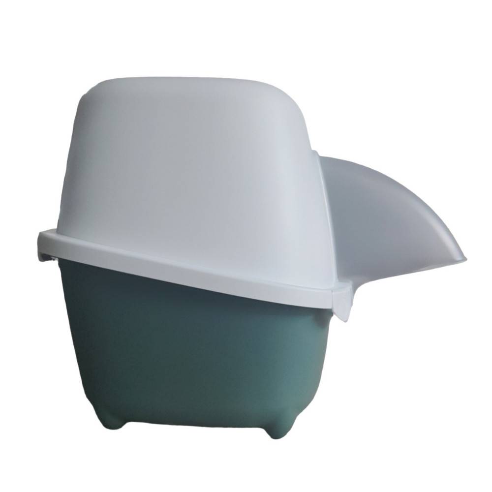 Maison de toilette pour extérieur 56 x 55 x H 39 cm vert pour chat - Imagen 6