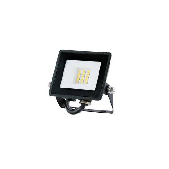Projecteur LED MH 10W 4000K IP65 noir blanc naturel - Image 1