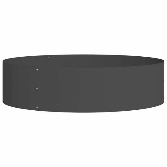 Bordure de Jardin Ronde Acier Noir pour Massif Arbre Cercle de Plantation Ø80x20 cm - ComfortXL Outdoor Living - Image 2