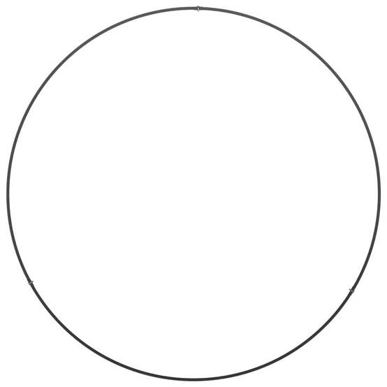 Bordure de Jardin Ronde Acier Noir pour Massif Arbre Cercle de Plantation Ø80x20 cm - ComfortXL Outdoor Living - Image 6
