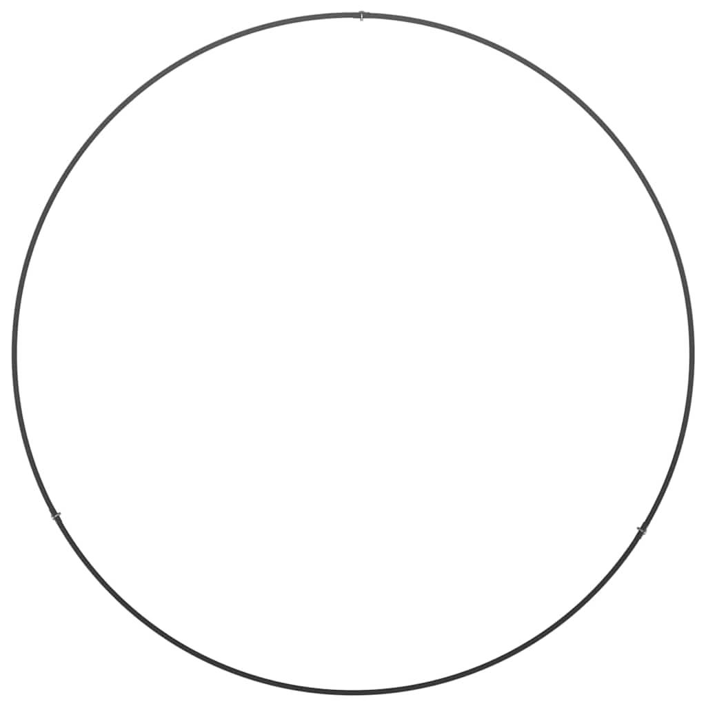 Bordure de Jardin Ronde Acier Noir pour Massif Arbre Cercle de Plantation Ø80x20 cm - ComfortXL Outdoor Living - Image 6