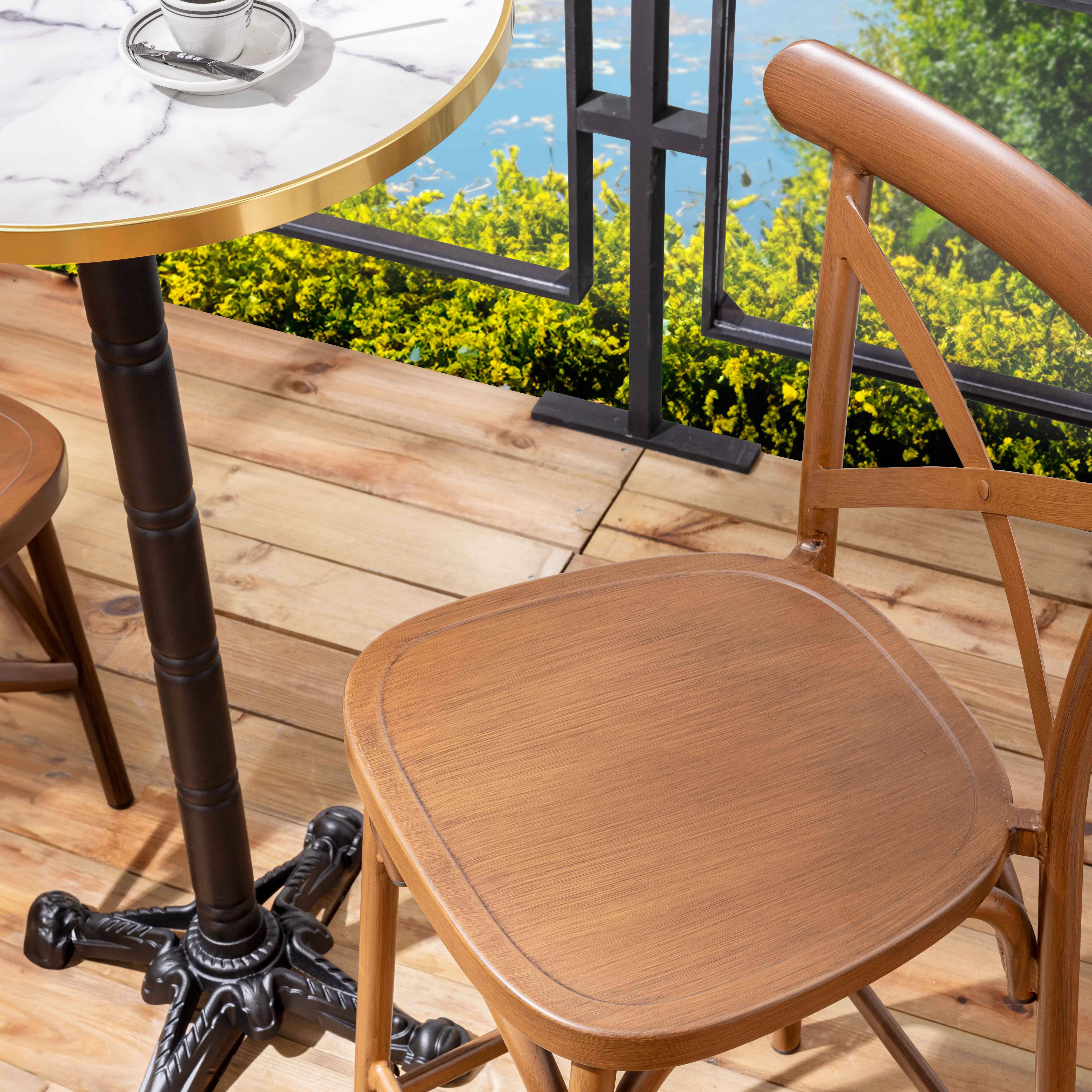 Oviala - Pied de table avec système inclinable 108 cm en fonte noir Versailles Versailles - Oviala - Imagen 5