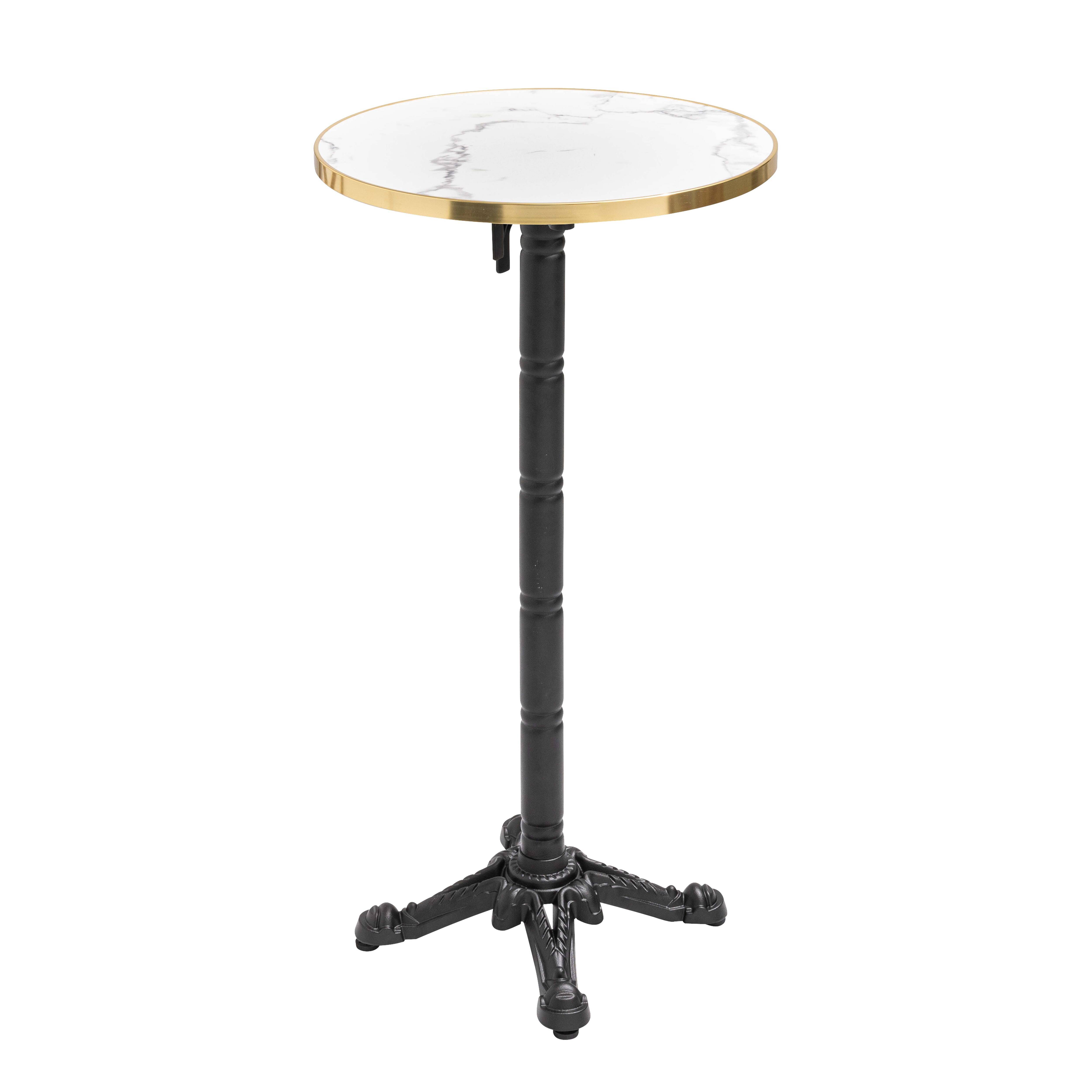 Oviala - Pied de table avec système inclinable 108 cm en fonte noir Versailles Versailles - Oviala - Imagen 3