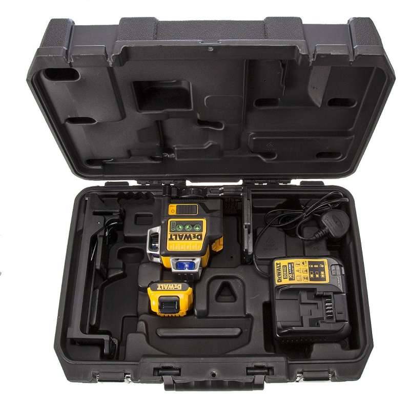 Niveau laser multilignes vert 10,8V XR + 1 batterie 2Ah + chargeur - DEWALT - DCE089D1G-QW - Image 5