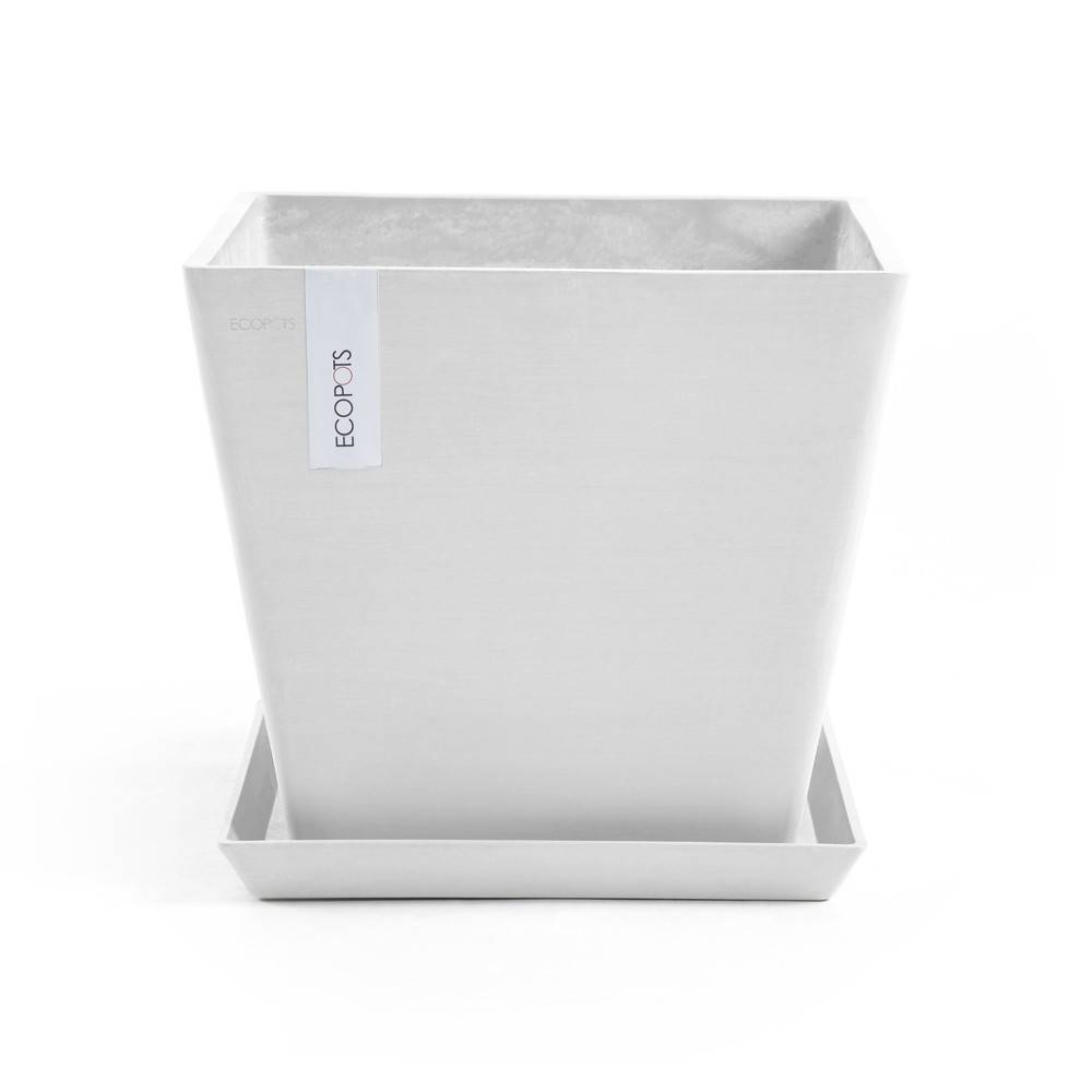 Ecopots - Pot Rotterdam 50 Pure White ECOPOTS - Imagen 2