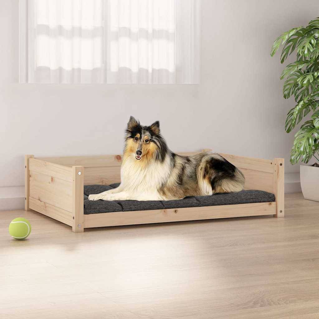 Vidaxl - Lit pour chien 95,5x65,5x28 cm Bois de pin solide vidaXL 821457 - Imagen 1
