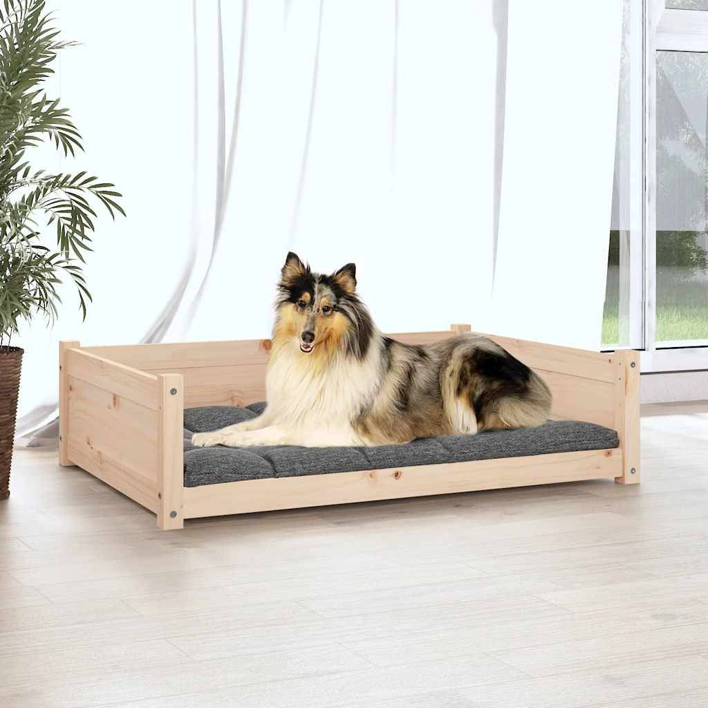 Vidaxl - Lit pour chien 95,5x65,5x28 cm Bois de pin solide vidaXL 821457 - Imagen 4