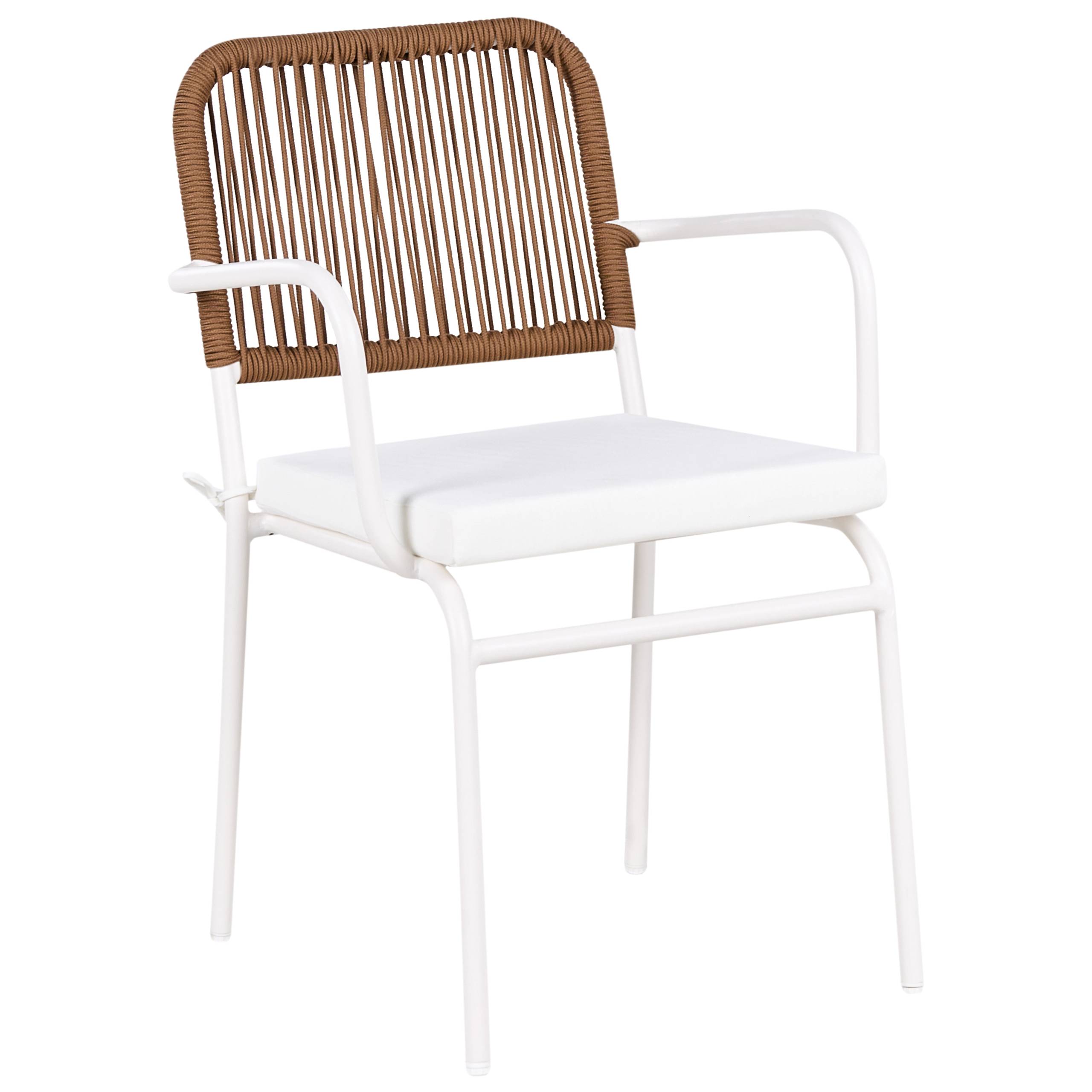 Chaise de jardin Aluminium Blanc TACENO - Beliani - Image 3