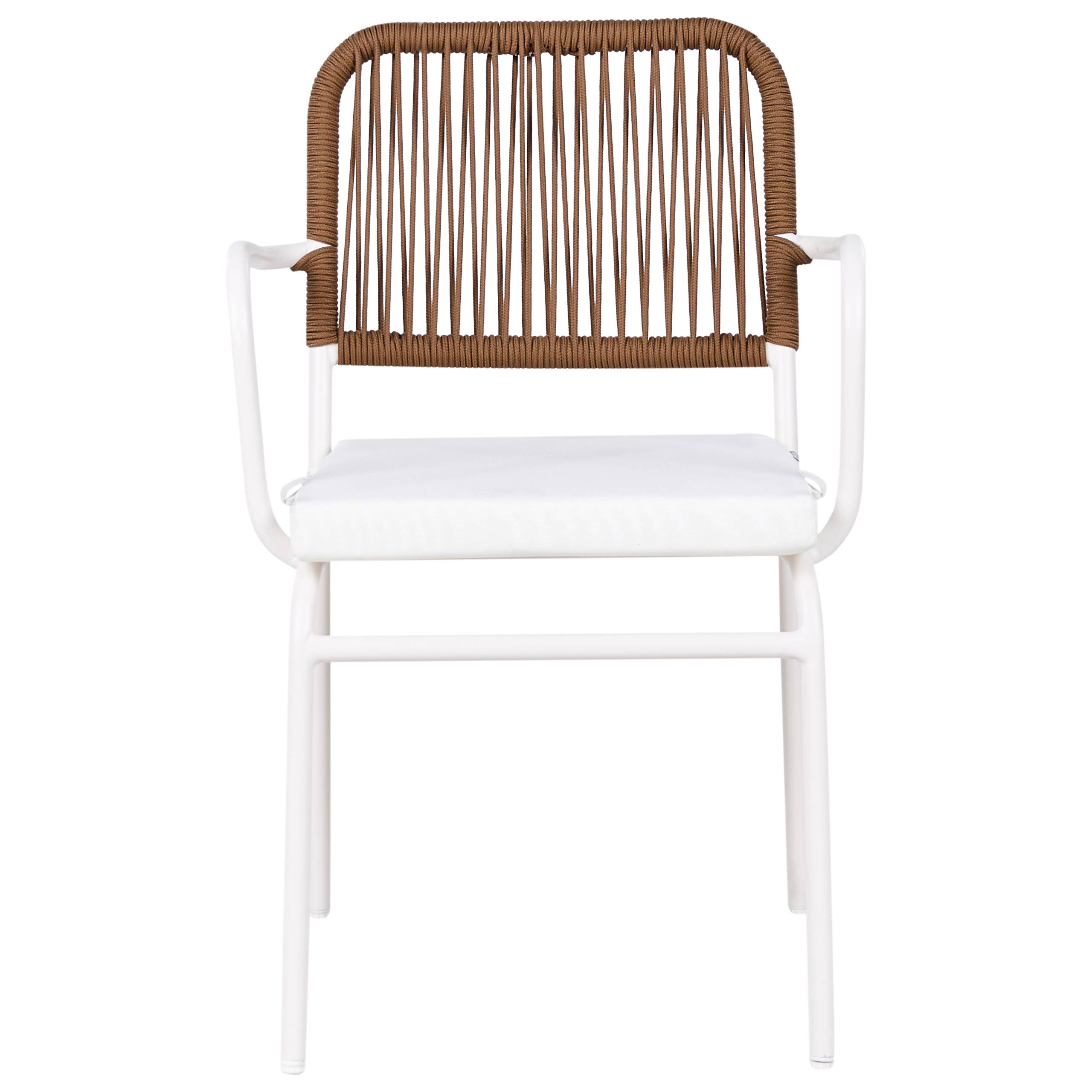 Chaise de jardin Aluminium Blanc TACENO - Beliani - Image 4